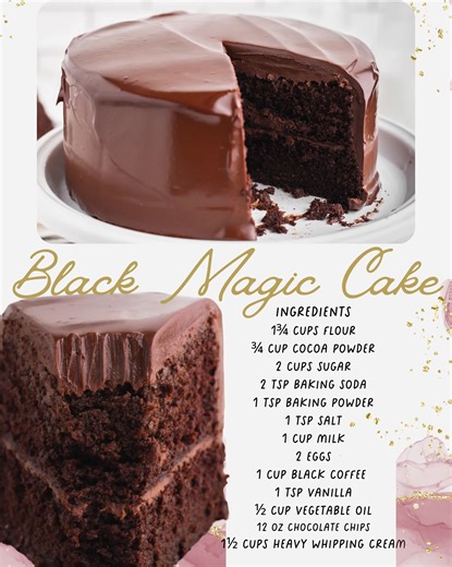 14K views · 58 reactions | Beware… one bite of this Black Magic Cake...