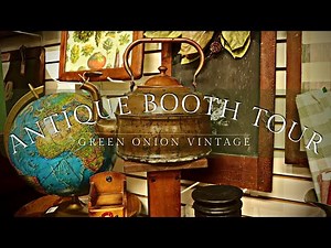 January 2023 Antique Booth Tour | Vintage Shop With Me | Green Onion Vintage | St. Louis Antiques