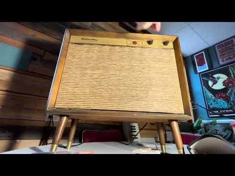 Silvertone 4707 Organ Amplifier guitar demo