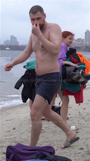 Epiphany Bath 2026 #101 ❄️ Cold River Moment #ice #swimming #shorts