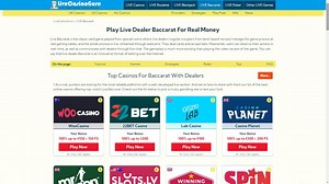 Live Baccarat Online  2026 -  Best Sites for Playing Live Dealer Baccarat