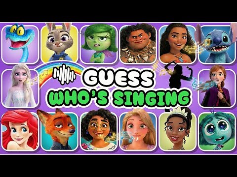 Guess 60 Disney Songs 🎙️🌈🎶 Guess Who's Singing | Zootopia 2, Moana, Elsa, Mufasa, Rapunzel, Ariel