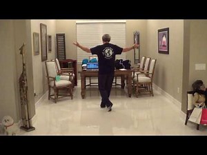 RAINDROPS KEEP FALLING Line Dance Demo & Tutorial Ira Weisburd