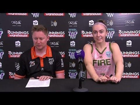 PRESS CONFERENCE: Shannon Seebohm and Courtney Woods vs Bendigo Spirit - Round 17, WNBL 26