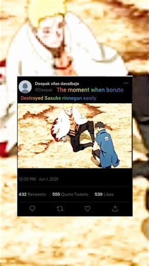 the moment when boruto destroyed Sasuke rinnegan easily 👿⚡☠️👻
