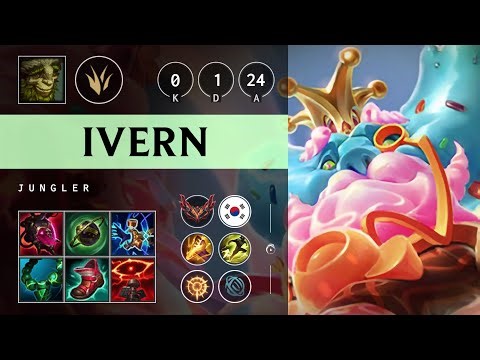 Ivern Jungle vs Nunu & Willump - KR Grandmaster Patch 25.19