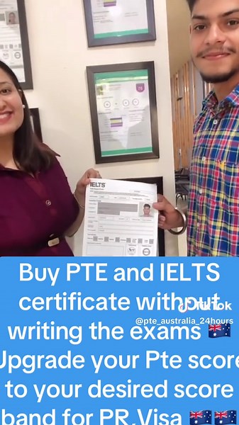 Achieve 7.5  in PTE and IELTS Without Exams
