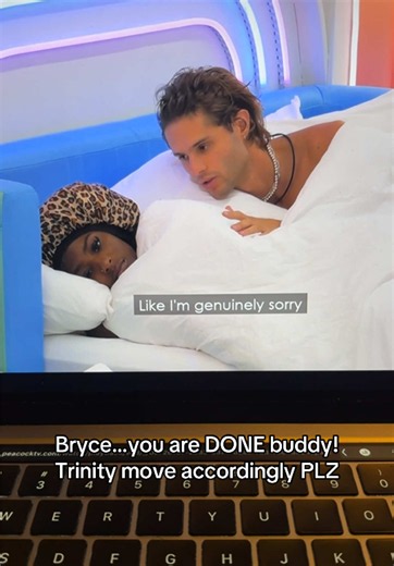 Bryce, you are NOT staying in this villa, take your bestie Zach with you on your way out #loveisland #loveislandusa #bryce #trinity #kayda