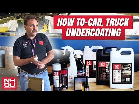 How to-Car,Truck Undercoating With NH Oil Undercoating Workshop part 1