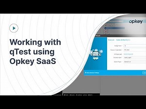 Working with qTest using Opkey SaaS