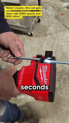 This Tool Cuts Threaded Rod Like Butter… PERFECT Every Time 😱 #tools #construction #shorts