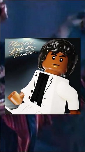Michael Jackson's THRILLER in LEGO! 🧟 #michaeljackson #lego #shorts #thekingofpop #legolatam