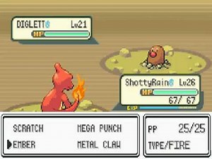 Let's Play Pokemon Fire Red Episode 16: Diglet's Cave