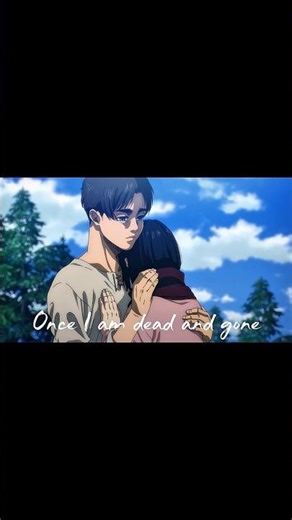 She never forgot him 💔 | Eren × Mikasa | 4K AOT Edit #animeedits #anime #aot #shorts #4k