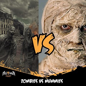 1.7K views · 114 reactions | Week 2 of our Cineplex gift card giveaway! This week we have Zombies vs. Mummies. Who do you like? Remember to comment below to cast your vote. Commenting automatically enters your for a chance to win a $25 Cineplex gift card! | Halloween Alley HQ | Facebook