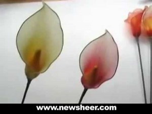 How to Make Nylon Stocking Wedding Flower- Calla Lily