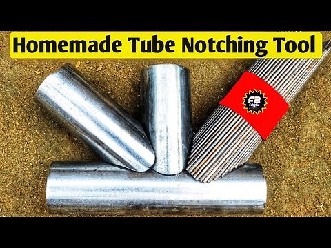 Homemade A Template for cutting pipe