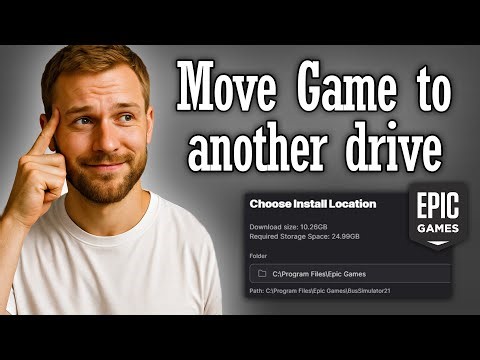 Epicgames move game to another drive - Full Guide