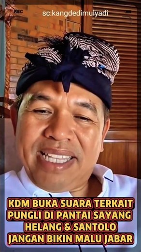 KDM speaks out regarding extortion at tourist attractions #bapakaing #kangdedimulyadi #shorts