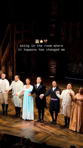 I’ll be thinking of Leslie Odom, Jr. + The Room Where It Happens for the rest of my life. #hamilton
