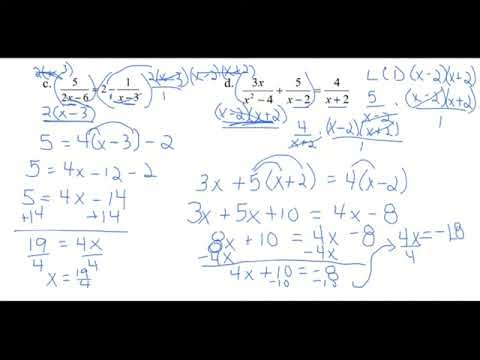 Module 3A- Rational Equations STEM Track II