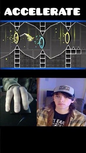 Geometry Dash 2.1 Bloodpop ACCELERATE Challenge Layout #shorts #brooklynbloodpop