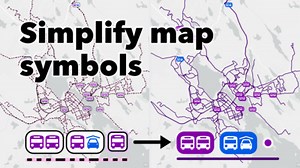 Simplify map symbols