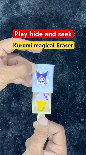 🤩😍WOW + OMG” Most unique magical box eraser😵kuromi box eraser! Kuromi Stationery! Cute eraser