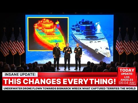 Underwater Drone Flown Towards Bismarck Wreck What Captured Terrifies The World