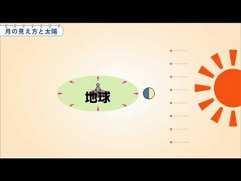 小6理科 月の見え方と太陽