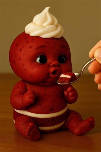 Red Velvet Cake Eating ASMR 🍰 Soft & Creamy Sounds #shorts #asmr #eating