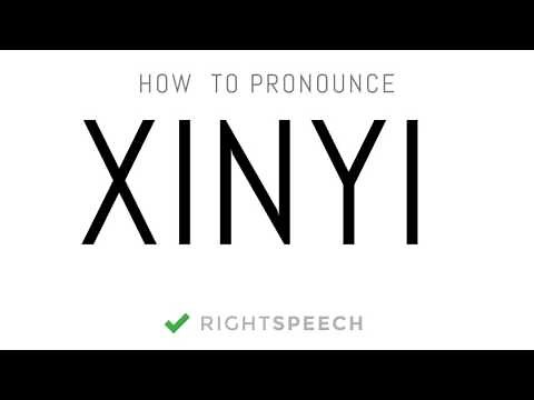 Xinyi - How to pronounce Xinyi
