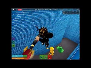 Zombie rush gameplay nuke launcher (cost 15k robux for gamepass)