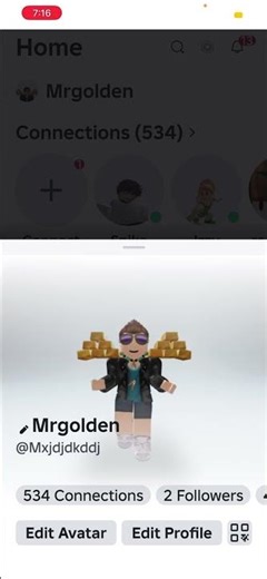 I changed my avatar on Roblox