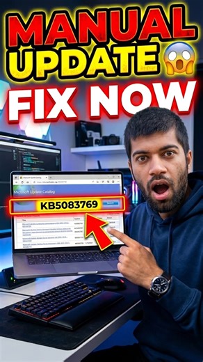 How To Download Windows Update from Microsoft Update Catalog 🔥 KB5083769 Install #shorts
