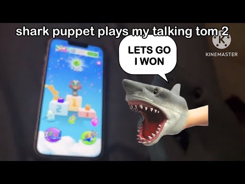 SG movie: shark puppet plays my talking tom 2!