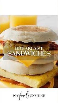 Best Homemade Breakfast Sandwiches (Grab-and-Go!)