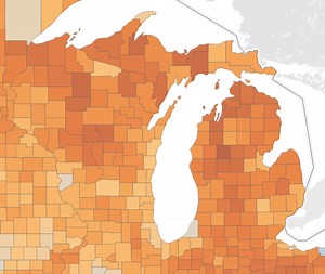 How much later is first fall frost at your house? See exact numbers