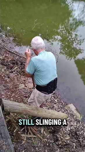 My dad is a machine! 87 years old and still slinging a shovel.