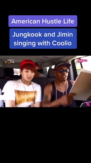 Jungkook and Jimin Singing with Coolio - American Hustle Life BTS