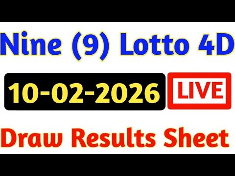 10/02/2026 Nine Lotto Results | 4d Result Today | 9 Lotto 4d Results | Today 4d Result Live