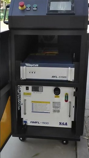 Powerful Laser Rust Removal with Chiller RMFL-1500