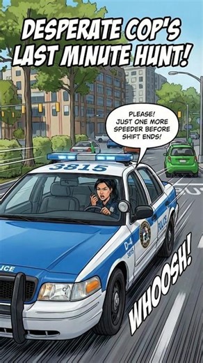 Desperate Cop Needs ONE Last Ticket 🚨 #Shorts