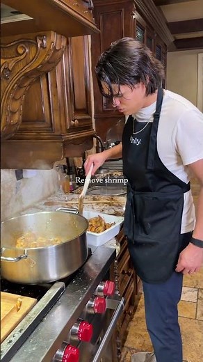 Spicy Cajun Shrimp Alfredo Linguine | Full recipe in Description