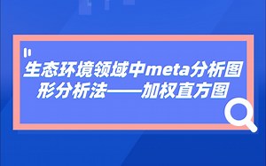 教程 生态环境领域中meta分析图形分析法——加权直方图