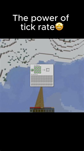 Tick Rate 1 Is Insane!!! #minecraft #mlgclutch #gaming #tick #insane #phonk #minecraftclutches #like