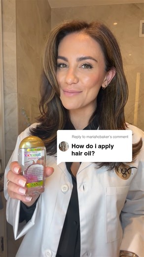 HOW TO USE HAIR OIL ✨​ Hair growth expert and trichologist @shabhairexpert breaks down how to apply hair oil and how much you should use. Smooth, shiny and healthy-looking hair is just a drop away – grab it now @walmart!​ #OGX #Walmart | OGX Beauty