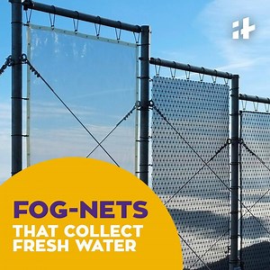These fog-nets can absorb moisture from the air and turn it into drinking water. :O :O | Indiatimes