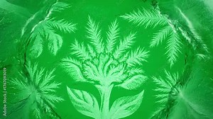 Green Screen ice frozen effect animation on or trasnparent background scene 2 with distortion, overlay, glitch, static noise, scan lines black background, 4k animated video loop