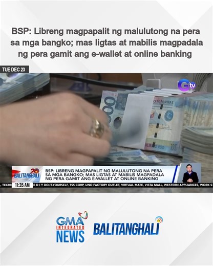 Para sa mga magbibigay ng Aguinaldo ngayong nalalapit na Pasko, may paalala ang Bangko Sentral ng Pilipinas. | GMA News